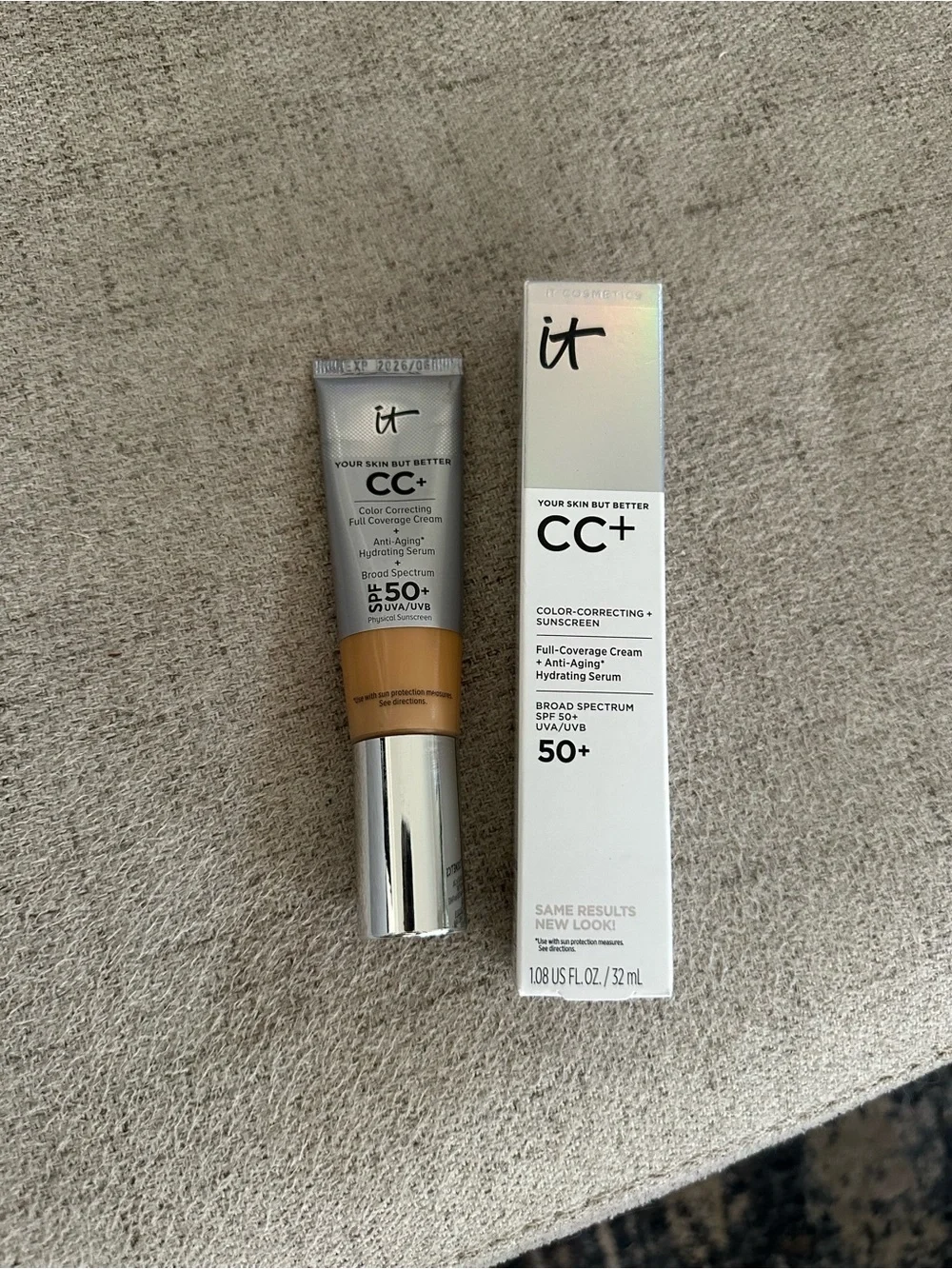 NEW it cosmetics your skin but better full coverage cc cream neutral medium